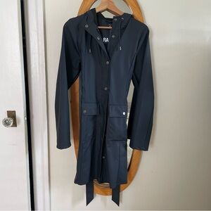 Rains Women's XS Curve Long Jacket